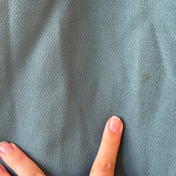 Teal 1940s Scallop Collared Suit with Fancy Buttons - Picture 7 of 9